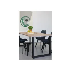 WOOOD Tablo U-Poot/Maastricht 1 Stuk - Metaal - Zwart - 72x79x10 New