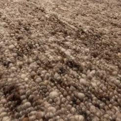 WOOOD vloerkleed Efia - Wol - Bruin Melange - 170x240 cm Sale