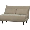 WOOOD Xem Slaapbank - 1-Persoons - Chenille stof - Naturel - 80x122x92 Best