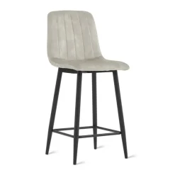 HomeMixx 2x Barkruk Jax - Velvet Taupe (Set van 2) Discount