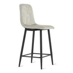 HomeMixx 2x Barkruk Jax - Velvet Taupe (Set van 2) Discount