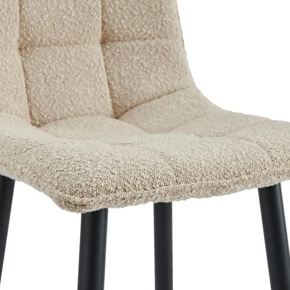 HomeMixx 2x Barkruk Yerevan - Bouclé Taupe New