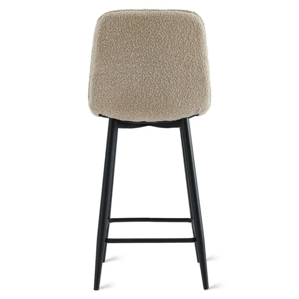 HomeMixx 2x Barkruk Yerevan - Bouclé Taupe New