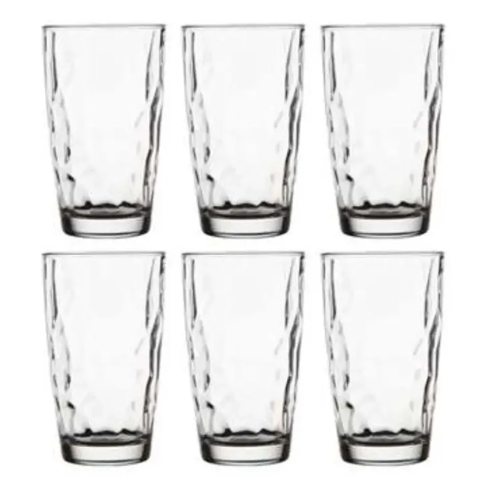 Bormioli Rocco 6x Stuks tumbler waterglazen/sapglazen Diamond Dof 470 ml Online