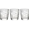 Bormioli Rocco 3x Stuks tumbler waterglazen/sapglazen Diamond 305 ml New