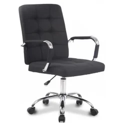 Xairo Milaan - Bureaustoel - Stof - Zwart Discount