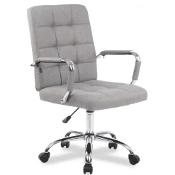 Xairo Milaan - Bureaustoel - Stof - Grijs Clearance