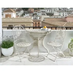 Leen Bakker YAVIZA - Bistroset - Lichtbeige - IJzer