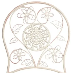 Leen Bakker YAVIZA - Set van 2 tuinstoelen - Lichtbeige - IJzer Sale