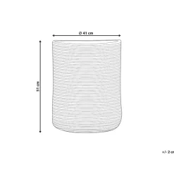 Beliani YERKOY - Mand - Beige - Katoen Discount