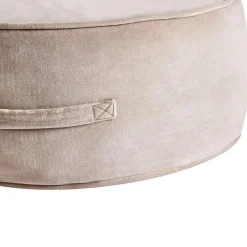 Leen Bakker YULLE - Poef - Lichtbruin - Fluweel