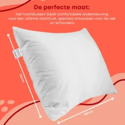 Zavelo Ecodown Hoofdkussen Synthetische Donsvezel Online