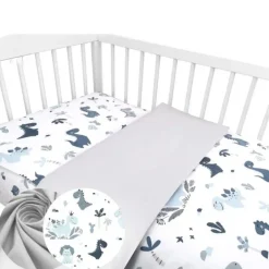 Zavelo Peuter Dekbedovertrek Dino's 120 x 150 cm Outlet