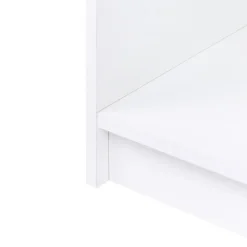 Leen Bakker ZEHNA - Boekenkast 3 planken - Wit - 40 x 40 cm - Vezelplaat Clearance