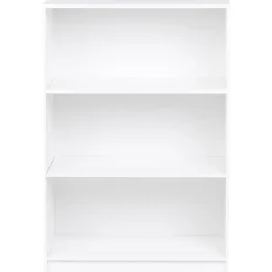 Leen Bakker ZEHNA - Boekenkast 3 planken - Wit - 80 x 40 cm - Vezelplaat Best