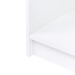 Leen Bakker ZEHNA - Boekenkast 3 planken - Wit - 80 x 40 cm - Vezelplaat Best