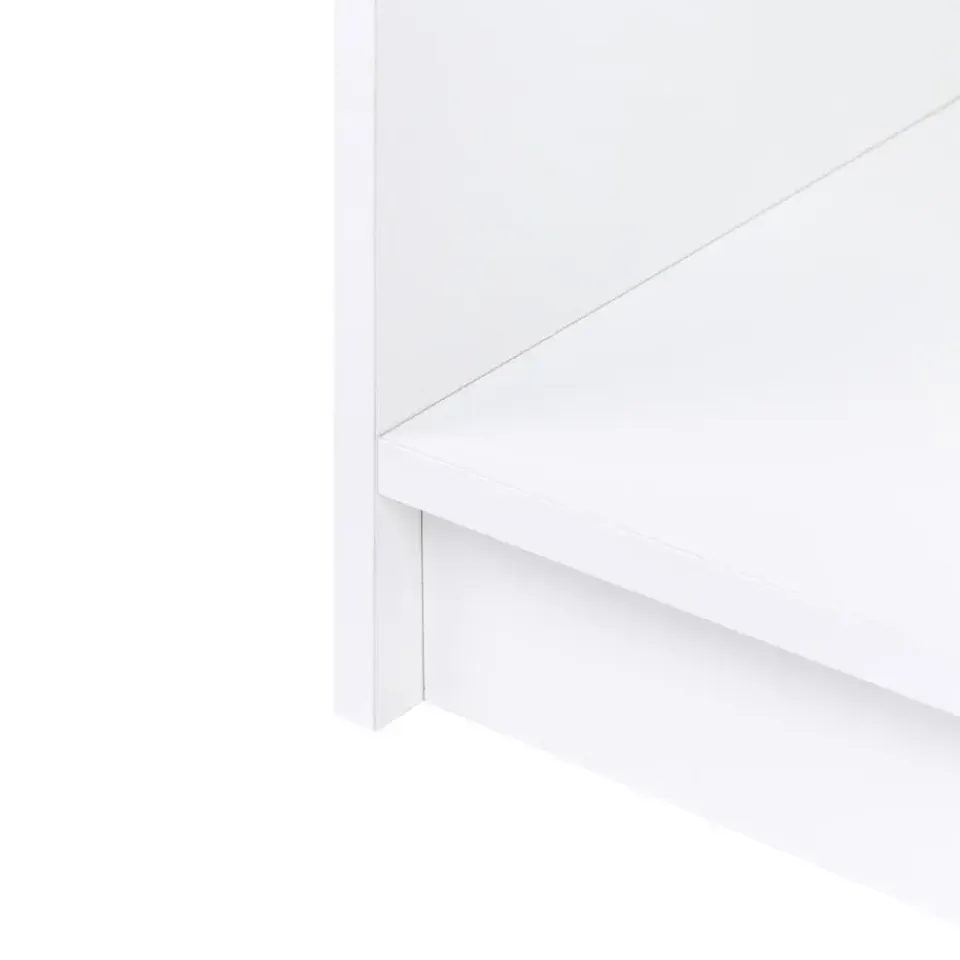 Leen Bakker ZEHNA - Boekenkast 3 planken - Wit - 80 x 40 cm - Vezelplaat Best