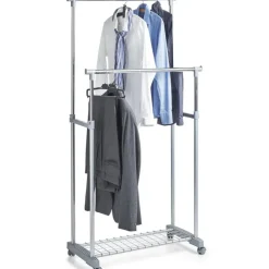 Zeller Kledingrek - dubbele stang - verrijdbaar - 107 cm Hot