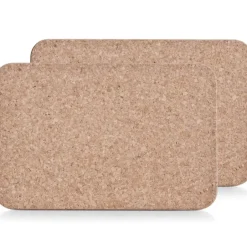 Zeller Placemat - 2x stuks - bruin - kurk - 30 x 20 Outlet