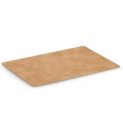 Zeller placemats lederlook - lichtbruin - 45 x 30 cm Hot