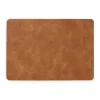 Zeller placemats lederlook - cognac bruin - 45 x 30 cm Online