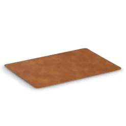 Zeller placemats lederlook - cognac bruin - 45 x 30 cm Online