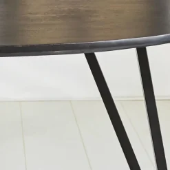 Dimehouse Zwart ovale eettafel Cesar 230x100 cm - Mangohout - Zwart Outlet